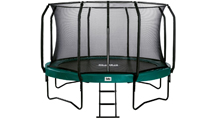 Trampoline op poten met veiligheidsnet