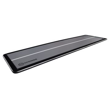 Airtrack 12spring 600x150x5 cm Slim Zwart/grijs