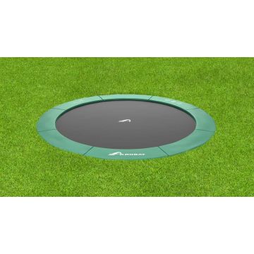 Flat to the ground Trampoline Akrobat Orbit 244 cm groen
