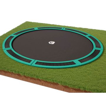 Flat to the ground Trampoline Capital Play Groen 427 cm Flat to the ground Trampoline Capital Play Groen 427 cm