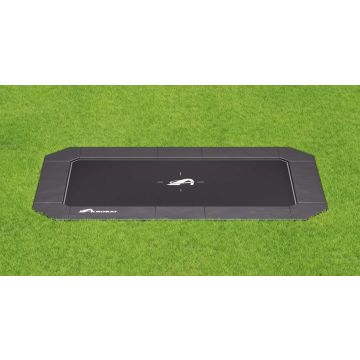 Flat to the ground Trampoline Rechthoekig Akrobat Primus Plus Zwart/Zwart 520 x 305 cm