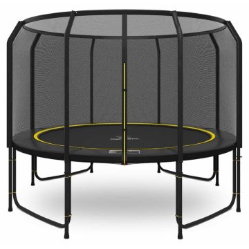 Magic Jump Fiber Black trampoline 366 cm met veiligheidsnet