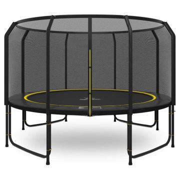 Magic Jump Fiber Black trampoline 427 cm met veiligheidsnet