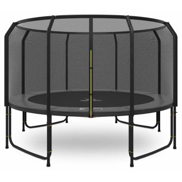 Magic Jump Fiber Grey trampoline 427 cm met veiligheidsnet