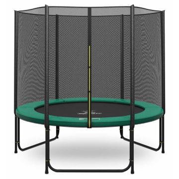 Magic Jump trampoline 251 met veiligheidsnet groen