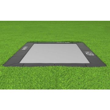 Flat to the ground Trampoline Akrobat Primus Rechthoekig Black 380 x 250 cm