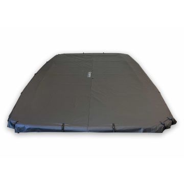Rechthoekige Trampoline Afdekhoes Flat To The Ground 300 x 190 cm Black North