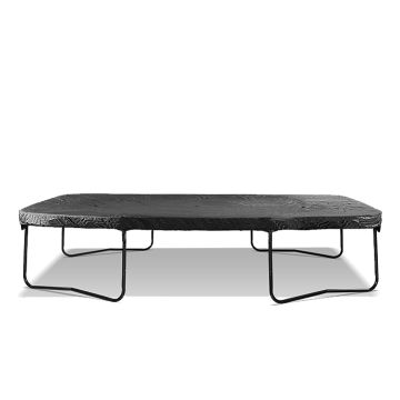 Rechthoekige Trampoline Afdekhoes Antraciet 460 x 310 cm North zwart
