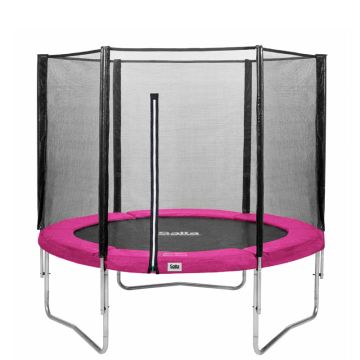 Salta Trampoline 213 met veiligheidsnet Roze