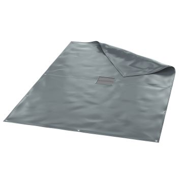 Trampoline Afdekhoes Flat To The Ground rechthoekig 380x250 Antraciet