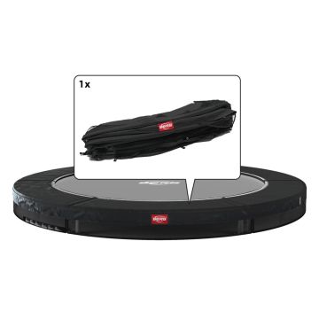 Trampoline Rand Berg Favorit inground 380 cm Zwart