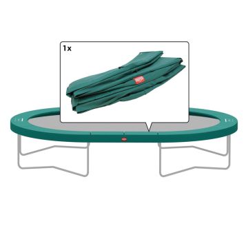 Trampoline Rand ovaal Berg Champion Grand 470x310 cm Groen