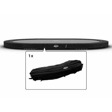 Trampoline Rand ovaal Berg Champion Grand inground 520x345 zwart