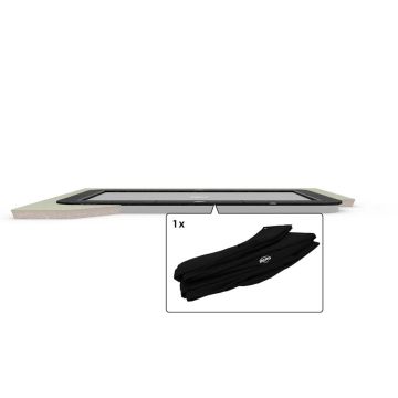Trampoline Rand Rechthoekig Berg champion Ultim Flatground 500x300 cm Zwart