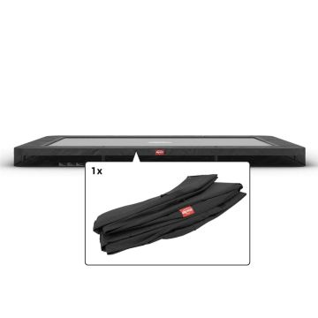 Trampoline Rand Rechthoekig Berg Favorit Ultim inground 330x220 Grijs