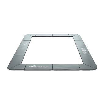 Trampoline Rand Rechthoekig Flat To The Ground Akrobat Primus 330x250 cm Antraciet