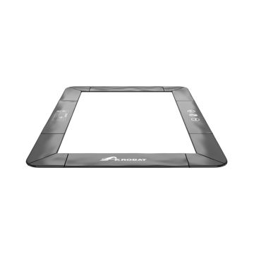 Trampoline Rand Rechthoekig Flat To The Ground Akrobat Primus 305x183 cm Zwart