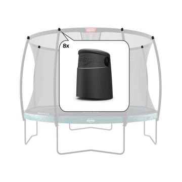 Trampoline veiligheidsnet afdekdoppen Berg Deluxe (8 stuks)