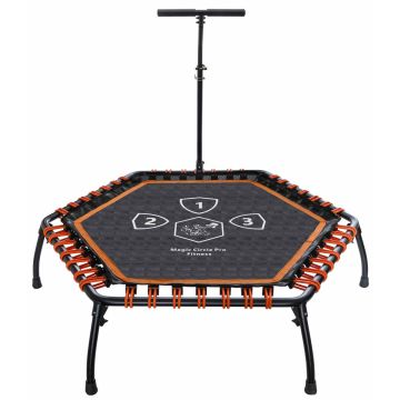 Fitness Trampoline Magic Circle Pro Hexagon 125 cm Oranje