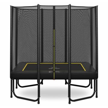 Magic Jump Rechthoekige Trampoline 153 x 214 cm Black met Veiligheidsnet