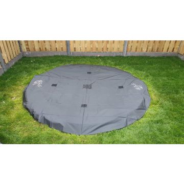 Trampoline Afdekhoes Flat To The Ground 251 cm Black