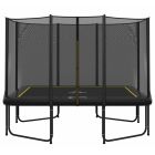 Magic Circle Pro Black Rechthoekige Trampoline 214 x 305 cm met veiligheidsnet