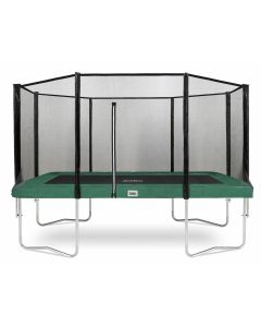 Salta rechthoekige trampoline 244 x 396 met veiligheidsnet