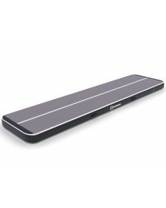 Airtrack 12spring 300x100x20 cm Plus Zwart/grijs