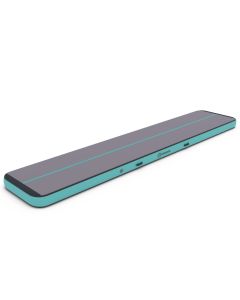 Airtrack 12spring 500x100x20 cm Plus Mintgroen/grijs