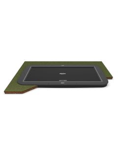 Berg Ultim Elite Rechthoekige Flatground Trampoline 500x300 cm Grijs