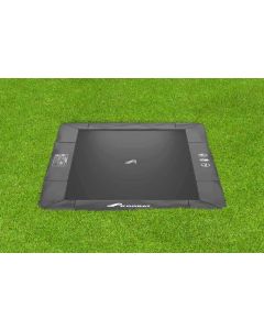 Flat to the ground Trampoline Rechthoekig Akrobat Primus Antraciet 330x250 cm