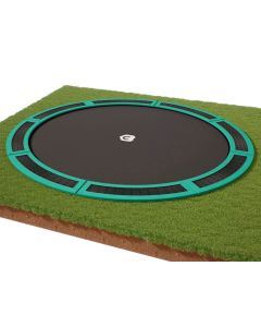 Flat to the ground Trampoline Capital Play Groen 427 cm