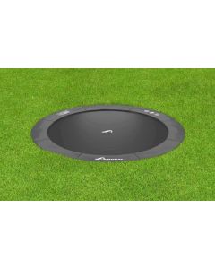 Flat to the ground Trampoline Akrobat Primus Antraciet 360 cm