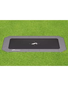 Flat to the ground Trampoline Rechthoekig Akrobat Primus Plus Antraciet 520 x 305 cm