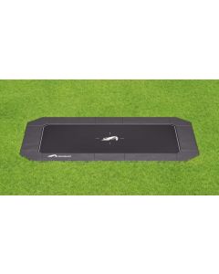 Flat to the ground Trampoline Rechthoekig Akrobat Primus Plus Zwart/Zwart 520 x 305 cm