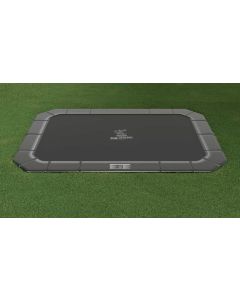 Flat to the ground Trampoline Rechthoekig Magic Circle Pro Grey 430x305 cm