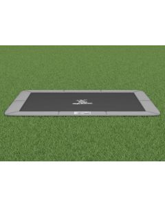 Flat to the ground Trampoline Rechthoekig Magic Circle Pro Grey 244x366 cm