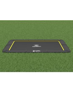 Flat to the ground Trampoline Rechthoekig Magic Circle Pro Zwart 214x305 cm