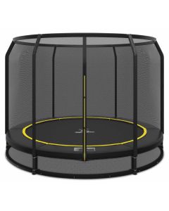 Ingraaf Trampoline Magic Circle Pro Black 251 cm met veiligheidsnet
