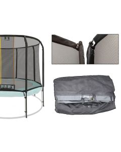 Los veiligheidsnet fiber inside voor trampoline 305 cm | 3 poten met sluis (zonder palen)