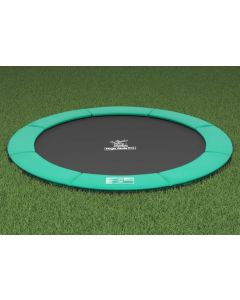 Flat to the Ground Trampoline Magic Circle Pro Groen 305 cm