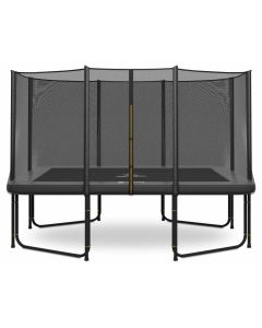 Magic Circle Pro Grey Rechthoekige Trampoline 244 x 366 cm met veiligheidsnet