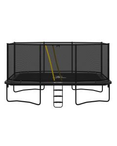 Magic Circle Pro Grey Rechthoekige Trampoline 525 x 305 cm met veiligheidsnet
