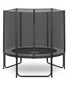 Magic Jump Grey Trampoline 251 cm met veiligheidsnet