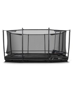 North Legend Rechthoekige Ingraaf Trampoline 460x310 cm met veiligheidsnet