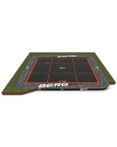 Berg Ultim Pro Bouncer Vierkante Flatground Trampoline 500x500 cm