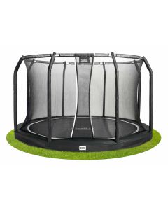 Salta Premium Ground Ingraaf Trampoline 305 Zwart met veiligheidsnet