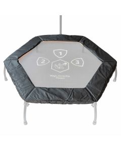 Trampoline rand Fitness Magic Circle Pro Zwart 125 cm Hexagon