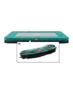 Trampoline Rand Rechthoekig Berg Favorit Ultim inground 280x190 Groen
