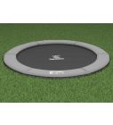 Flat to the Ground Trampoline Magic Circle Pro Grey 251 cm